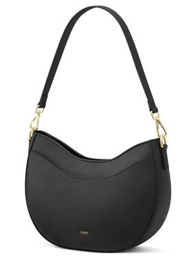 KATTEE Leather Black Hobo Shoulder Bag Crossbody Purse